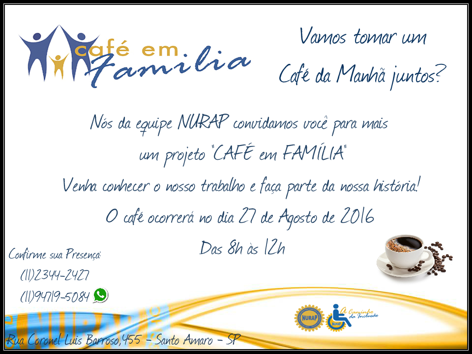 Convite_Café em Família